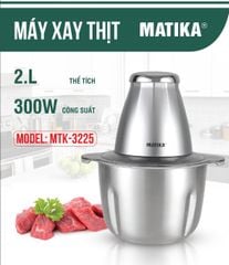 Máy xay thịt Matika MTK-3225 cối inox 304 - 300W