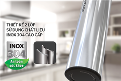 BÌNH GIỮ NHIỆT INOX 304 SUNHOUSE 450ML KS-TU450I