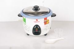 Nồi cơm điện nắp rời 1,8 lít Happy Cook - Lòng chống dính