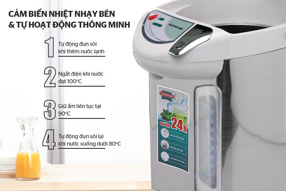 Bình thủy điện SUNHOUSE 3.3 L SHD1533