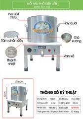 Nồi nấu phở điện LIỀN NỒI 100L