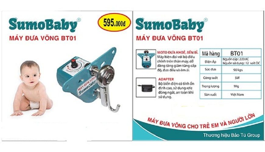 Máy đưa võng SumoBaby BT01