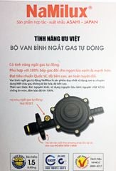 Bộ van dây ngắt gas tự động Namilux (Xám)