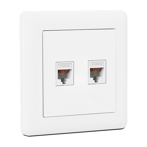 Ổ CẮM MẠNG ĐÔI CAT6 BR044401