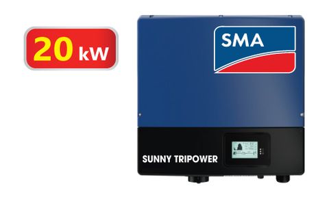 INVERTER HÒA LƯỚI SMA STP 20.000 TL TRI POWER CÔNG SUẤT 20 KW 3 PHA 380V