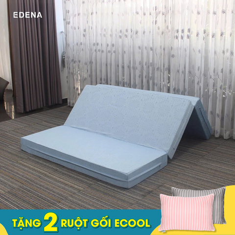 Nệm Bông Ép Cao Cấp Gấp 3 Edena