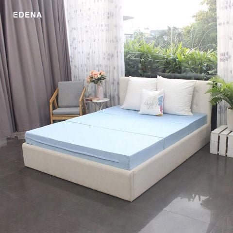 Nệm Bông Ép Cao Cấp Gấp 3 Edena