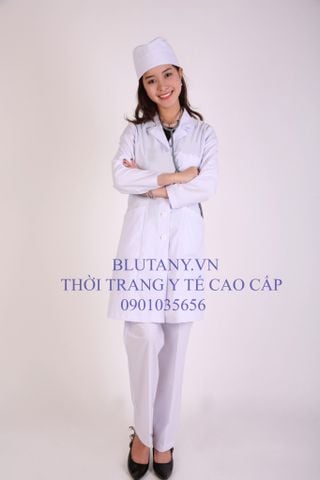 ÁO DƯỢC SĨ NỮ THEO THÔNG TƯ 02 DÀI TAY