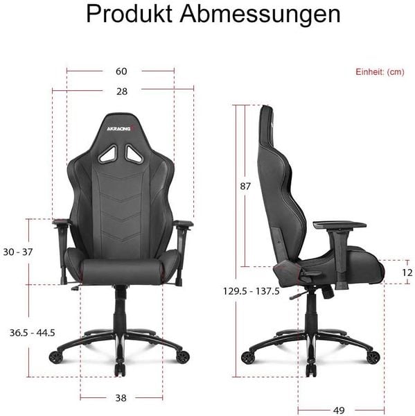 GHẾ AKRACING CORE SERIES LX PLUS GAMING BLACK