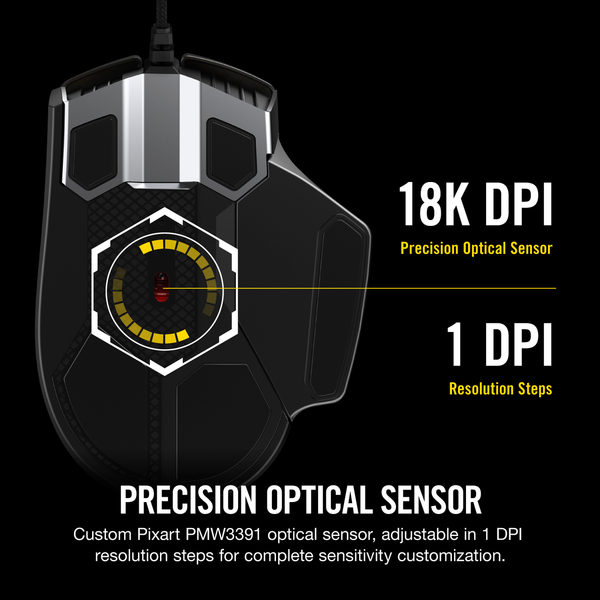CHUỘT CORSAIR GLAIVE PRO ALUMINUM
