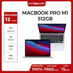 APPLE MACBOOK PRO 13 M1 (MYD92SA/A - MYDC2SA/A) | Apple M1 | 8GB RAM | 512GB SSD | 13.3 inch IPS | Mac OS | HÀNG CHÍNH HÃNG