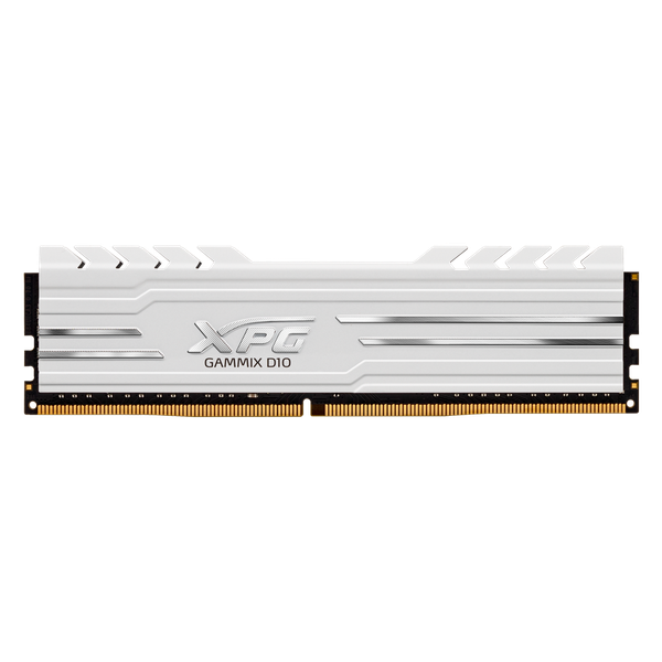 RAM DDR4 8GB ADATA XPG GAMMIX D10 BUSS 3200 TẢN NHIỆT NHÔM WHITE