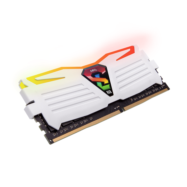 RAM DDR4 8GB GEIL SUPER LUCE BUSS 3200 RGB WHITE