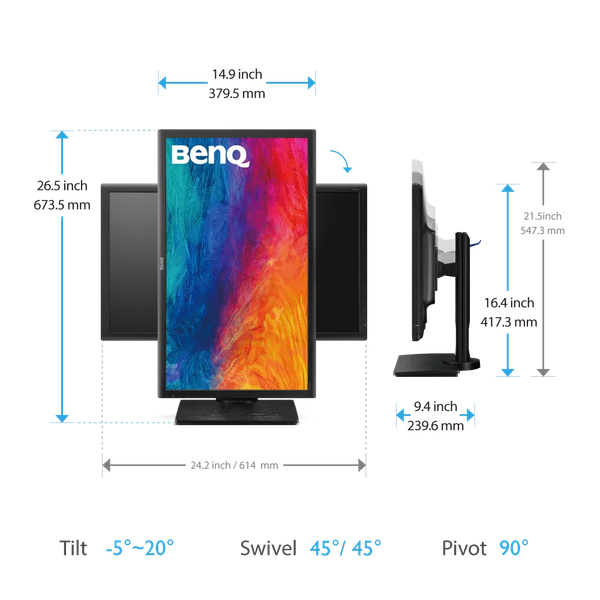 MÀN HÌNH LCD BENQ PD2700Q 27