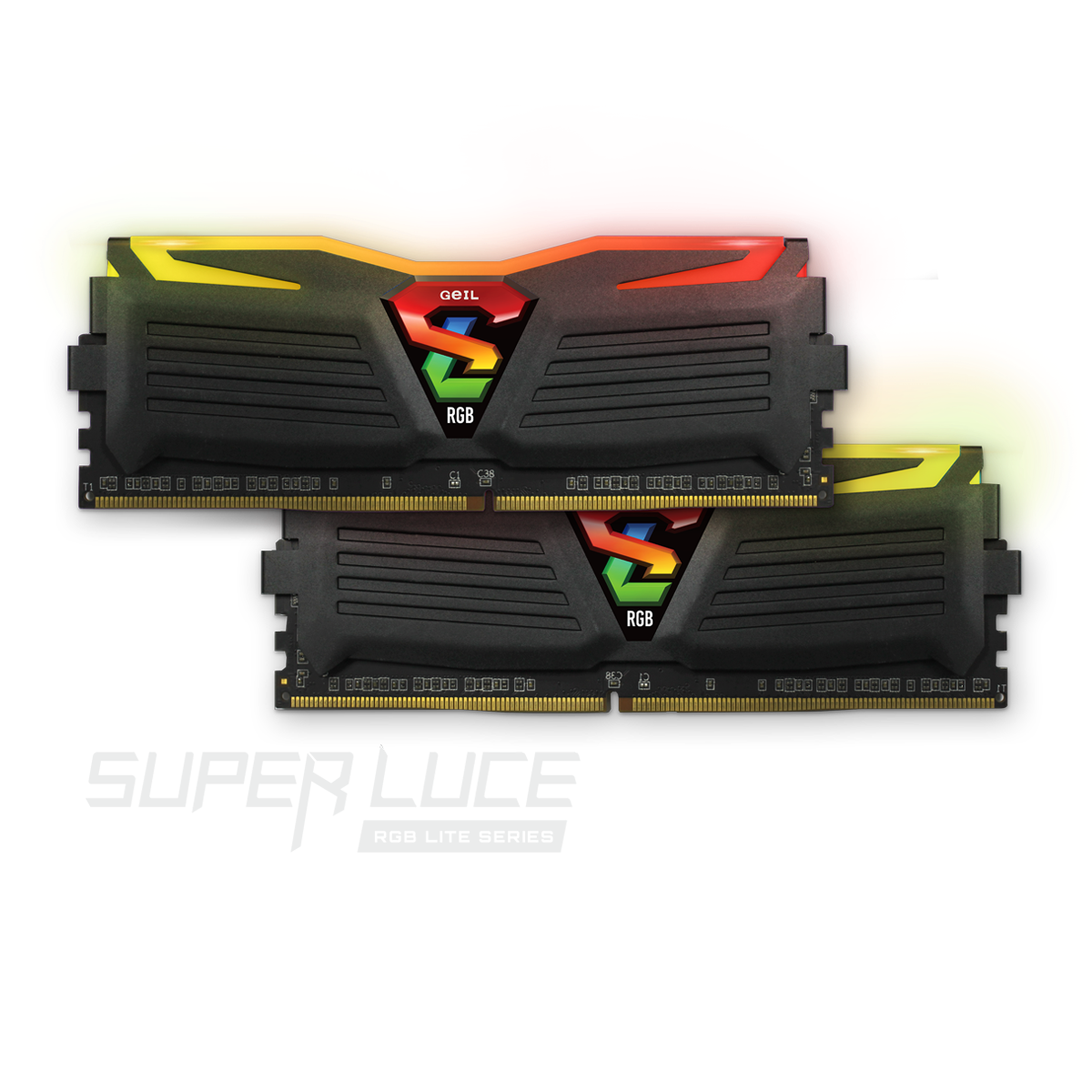 RAM DDR4 8GB GEIL SUPER LUCE BUSS 3200 RGB BLACK Máy Tính Biên Hòa