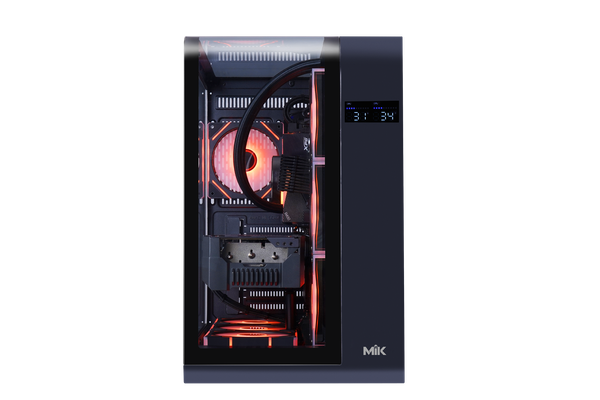 Case Mik Barbatos ATX Black AIO 360 View 3 Góc