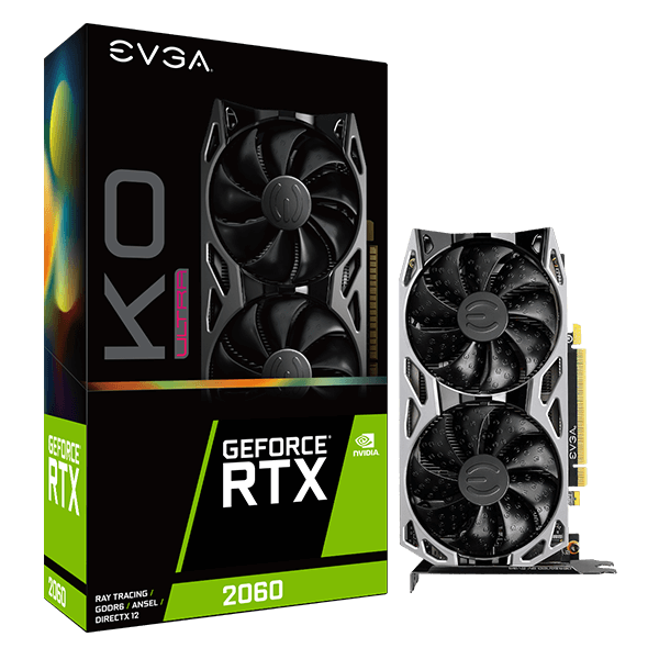 VGA EVGA RTX 2060 KO ULTRA GAMING 6GB GDDR6