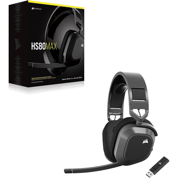 Tai Nghe Corsair HS80 MAX Steel Gray Wireless
