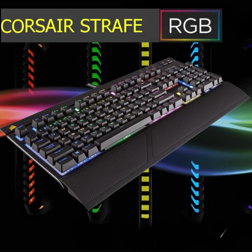 BÀN PHÍM CƠ CORSAIR STRAFE RGB MX RED NEW BH 24TH