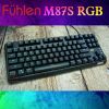 BÀN PHÍM CƠ FUHLEN M87S BLACK BLUE SWITCH NEW BH 24TH