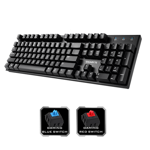 BÀN PHÍM CƠ GIGABYTE FORCE K81 (RED SWITCH) NEW BH 24TH
