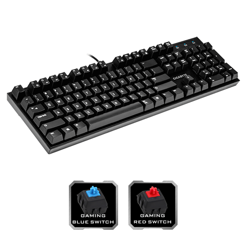 BÀN PHÍM CƠ GIGABYTE FORCE K81 (RED SWITCH) NEW BH 24TH