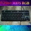 BÀN PHÍM CƠ FUHLEN M87S BLACK BLUE SWITCH NEW BH 24TH