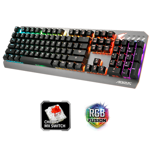 BÀN PHÍM CƠ GIGABYTE AURUS K7 RGB (MX CHERRY RED SWITCH) NEW BH 24TH