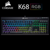 BÀN PHÍM CƠ CORSAIR K68 RGB MX BLUE NEW