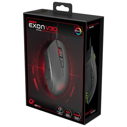 CHUỘT Ozone Exon V30 RGB Gaming Black NEW