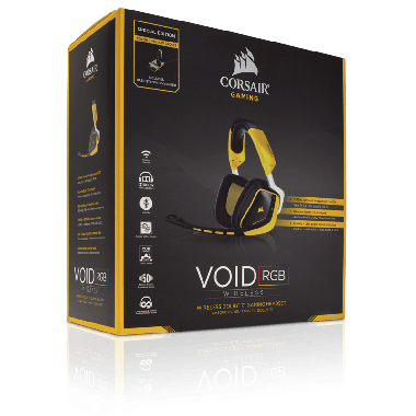 TAI NGHE CORSAIR VOID PRO WIRELESS SE RGB YELLOW NEW (không dây)