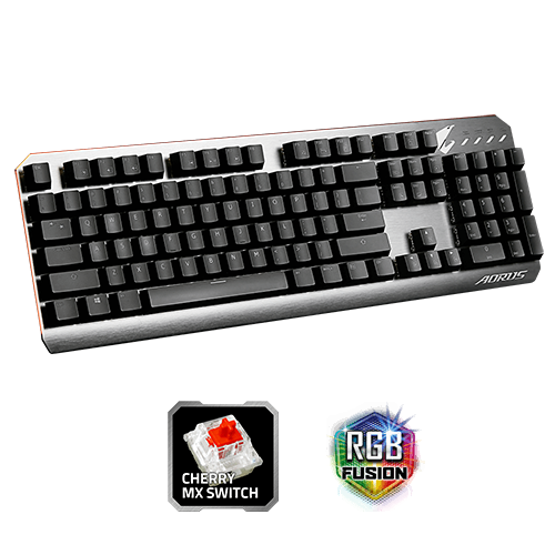 BÀN PHÍM CƠ GIGABYTE AURUS K7 RGB (MX CHERRY RED SWITCH) NEW BH 24TH