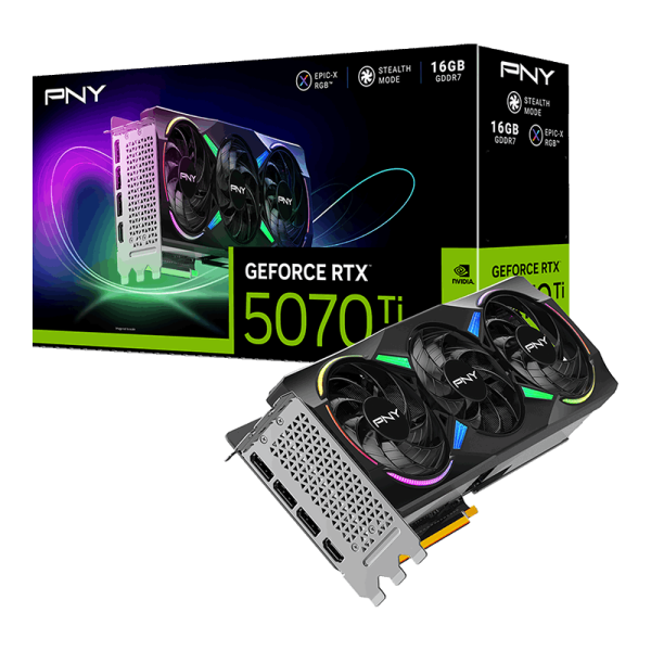 VGA PNY RTX 5070 Ti EPIC-X ARGB OC 16GB