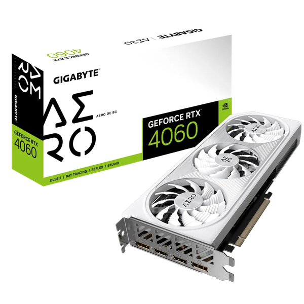 VGA Gigabyte RTX 4060 AERO OC 8GB 3 Fan