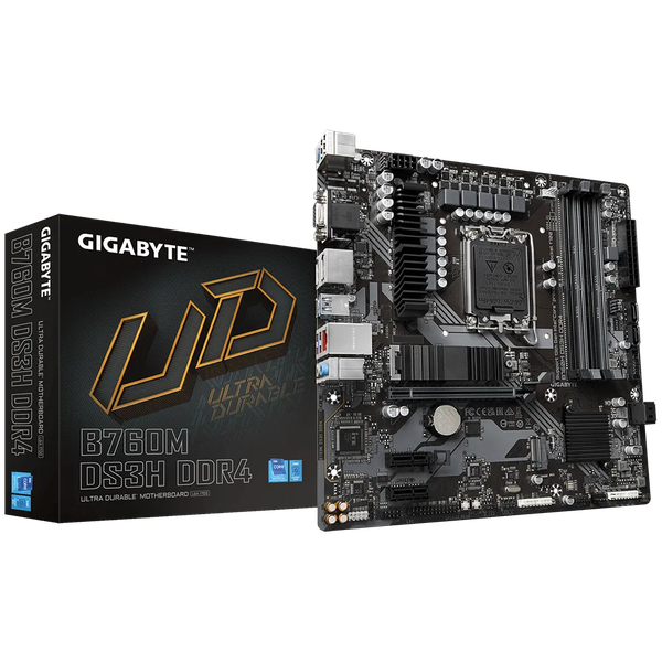 MAIN GIGABYTE B760M DS3H DDR4 (LGA1700 / M-ATX / 4XDDR4)