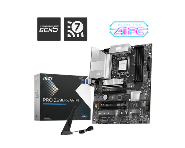 Main MSI Z890-S PRO WIFI (WiFi 7 / Bluetooth 5.4 / LGA1851 / ATX / 4xDDR5)