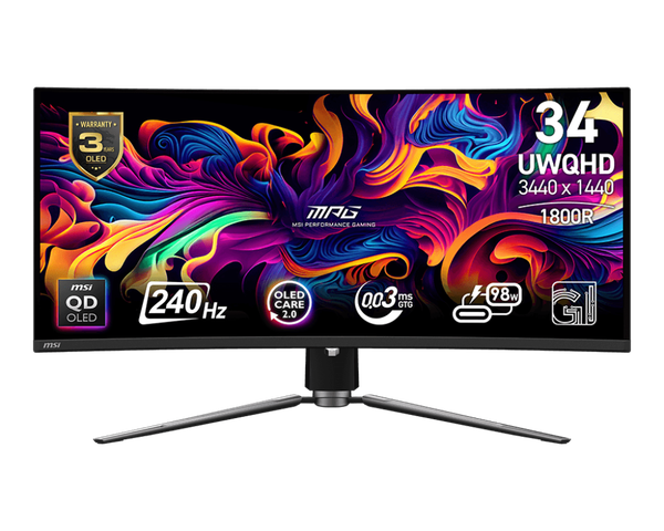 MÀN HÌNH LCD MSI MPG 341CQPX QD-OLED 34