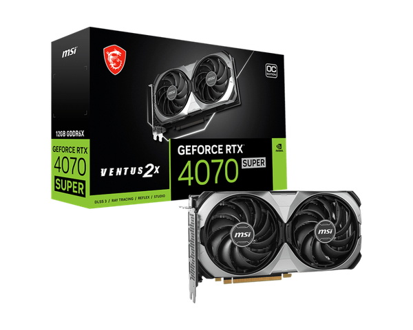 VGA MSI RTX 4070 SUPER 12G VENTUS 2X OC GDDR6X