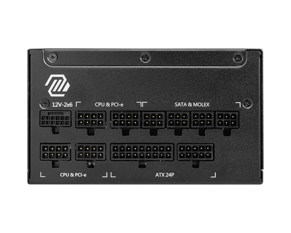 NGUỒN MSI 1000W MAG 1000GL PCIE5 ATX 3.1 (80 PLUS GOLD / FULL MODULAR)