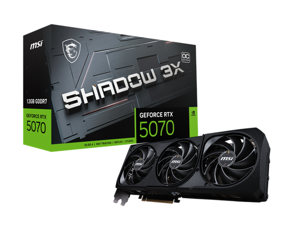 VGA MSI RTX 5070 12G SHADOW 3X OC