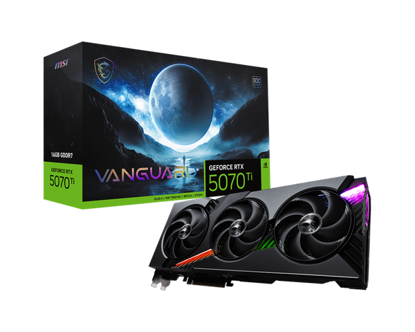 VGA MSI RTX 5070 Ti 16GB VANGUARD SOC