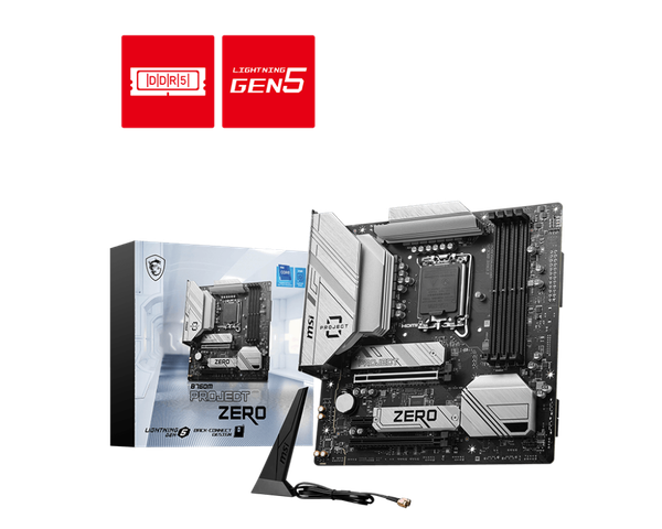 MAIN MSI B760M PROJECT ZERO DDR5