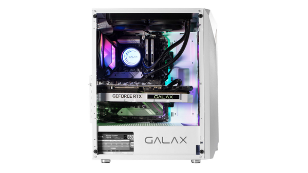 Case Galax MID TOWER REVOLUTION 05 WHITE - Tặng Kèm 4 Fan