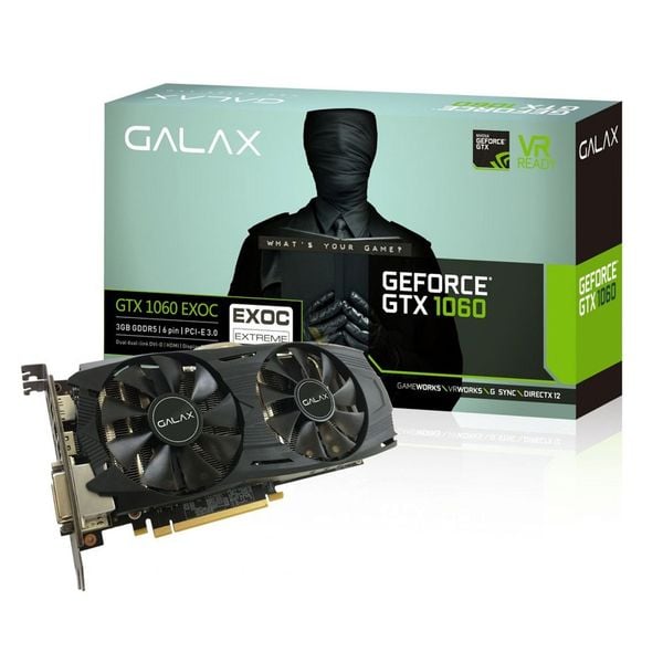 VGA GALAX GTX 1060 EXOC 3G NEW