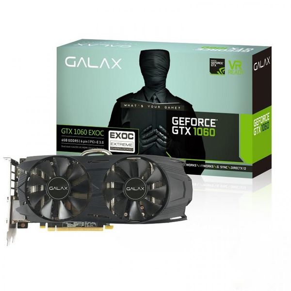 VGA GALAX GTX 1060 EXOC 6G NEW