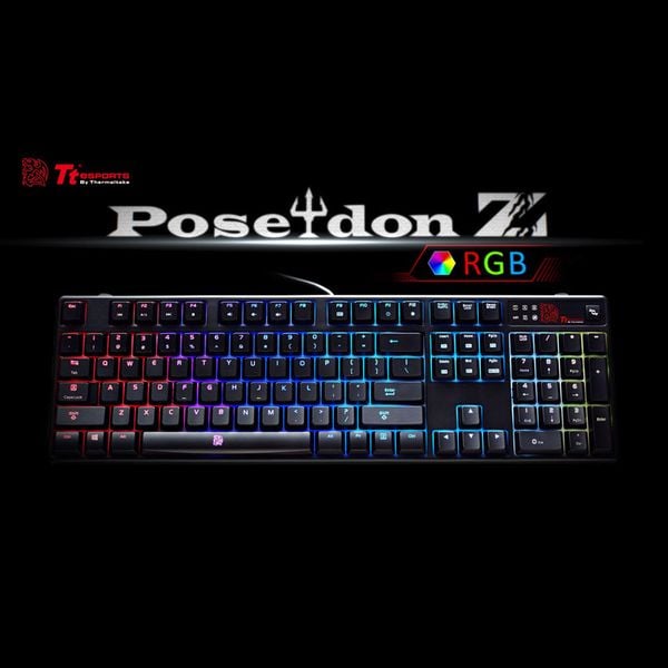 BÀN PHÍM CƠ Tt eSports Poseidon Z RGB Blue Switch