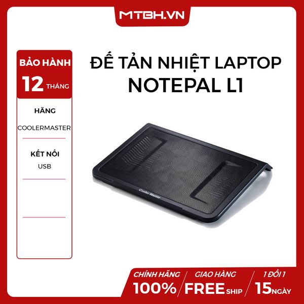 ĐẾ TẢN NHIỆT LAPTOP COOLER MASTER NOTEPAL L1