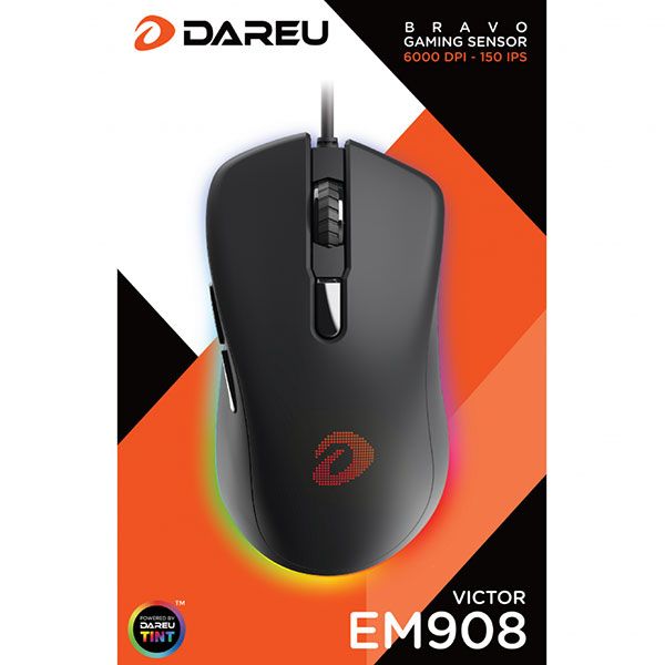 CHUỘT DAREU EM908 RGB BLACK NEW BH 24TH