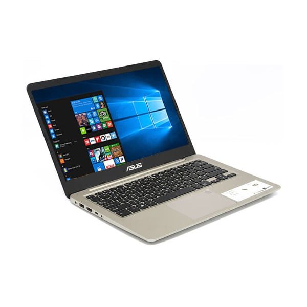 LAPTOP ASUS A411UA-BV834T (I3-7020U/14.0''HD/4GB DDR4/1TB-5400/UHD 620/WIN10/3-CELL 42WHRS/1.43KG) GOLD PLASTIC NEW BH 24T