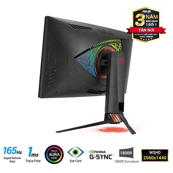 LCD ASUS 27 INCH PG27VQ 165Hz 1ms GAMING MONITOR (màn hình cong)